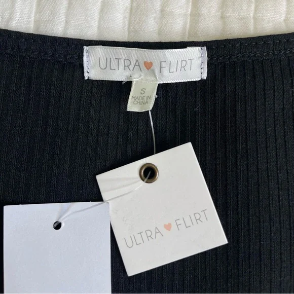 Ultra Flirt Twist-Front Short-Sleeve Tee - Picture 6 of 7